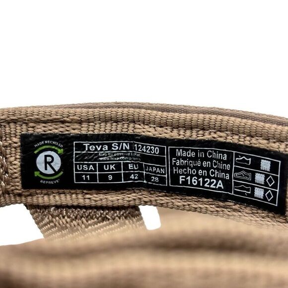 Teva Universal Slide Sandal Tan Women's Size 11 - Picture 6 of 7